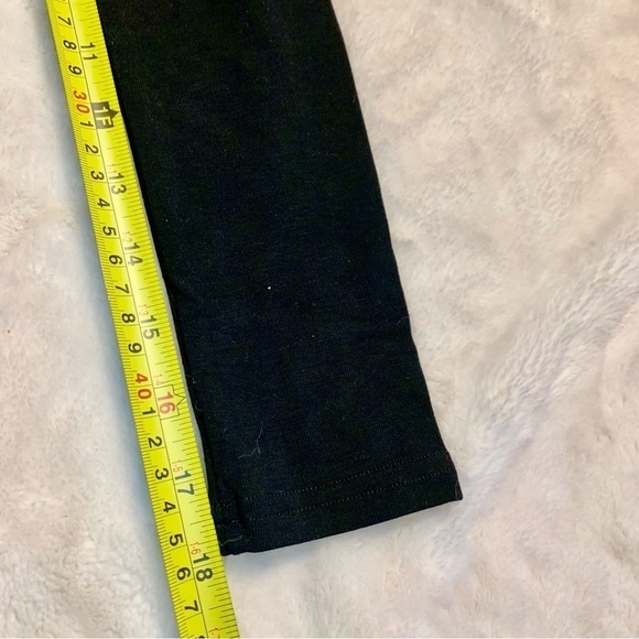 NWT Bodysuit XS MangoPop Black Long Sleeves Ruffled Straps Soft Stretchy - Picture 12 of 13